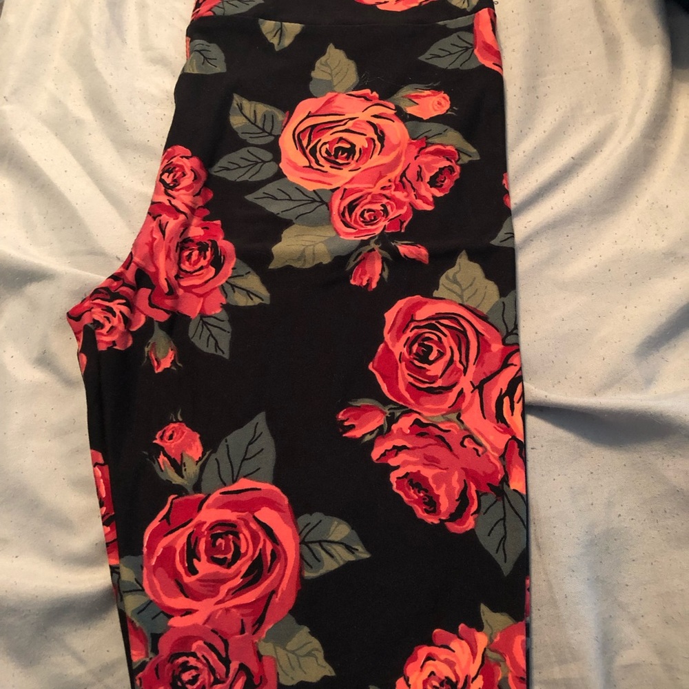 Lularoe OS Floral Leggings